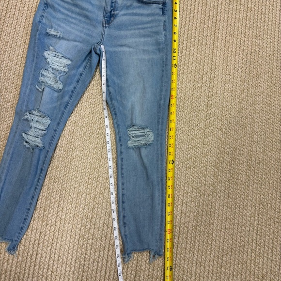 American Eagle Sz 10 Short Jeggings Bundle(2) Distressed Next Level Stretch - Picture 6 of 16